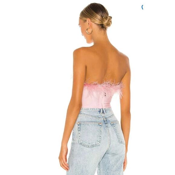 Superdown Ramona Bustier Top - L Blush - Picture 4 of 6